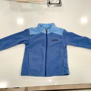 Columbia Boys' Toddler Full Zip Fleece Jacket Blue Size 2T
